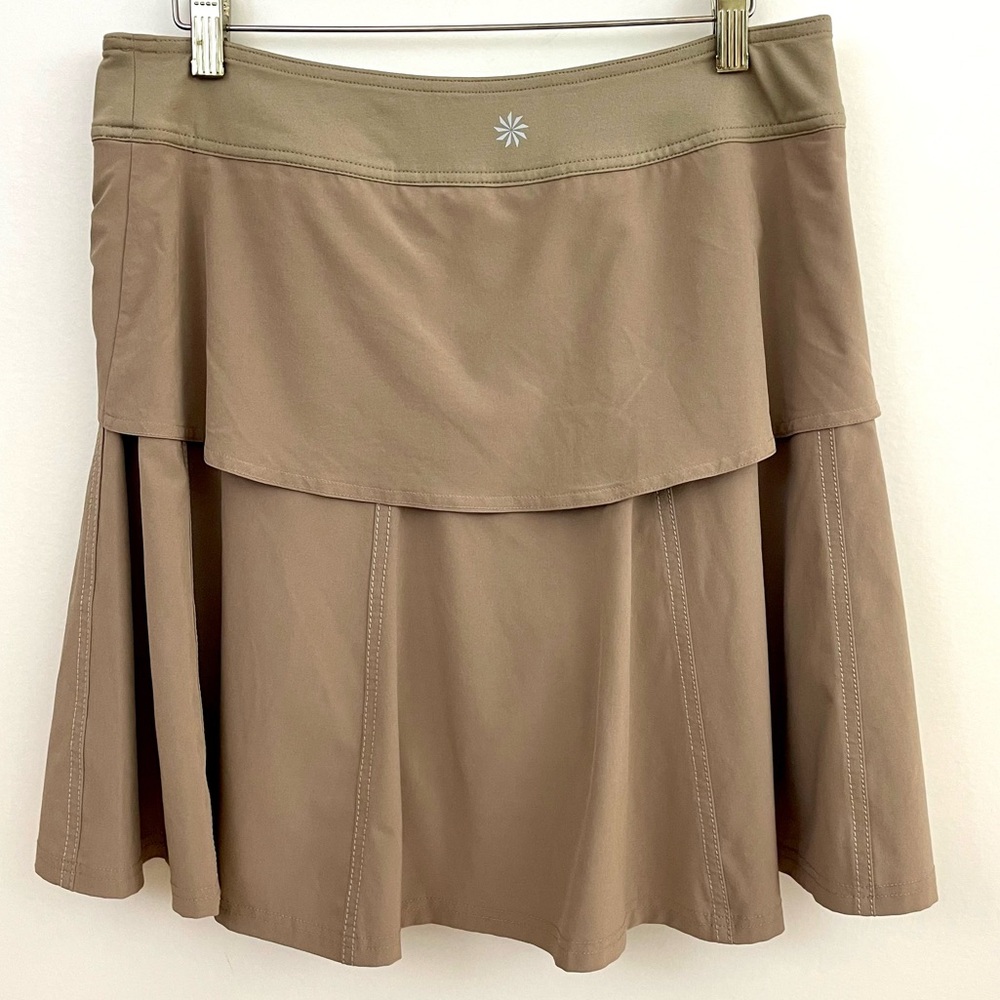 Athleta Wherever Skort, Khaki Tan, EUC - Picture 4 of 13